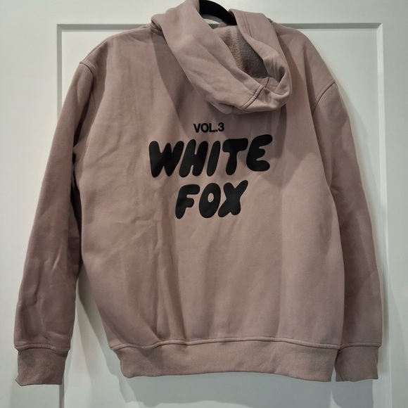 White Fox Boutique Hoodie “Cinnamon” Taupe (Size S/M) - Picture 2 of 6